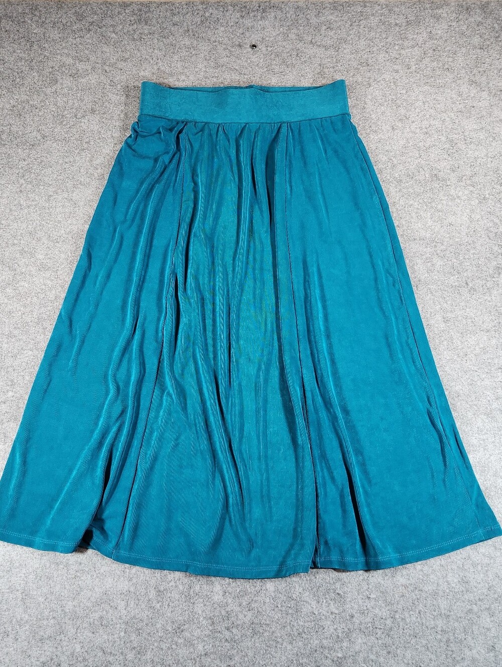 Dana Buchman Teal Maxi Skirt Small